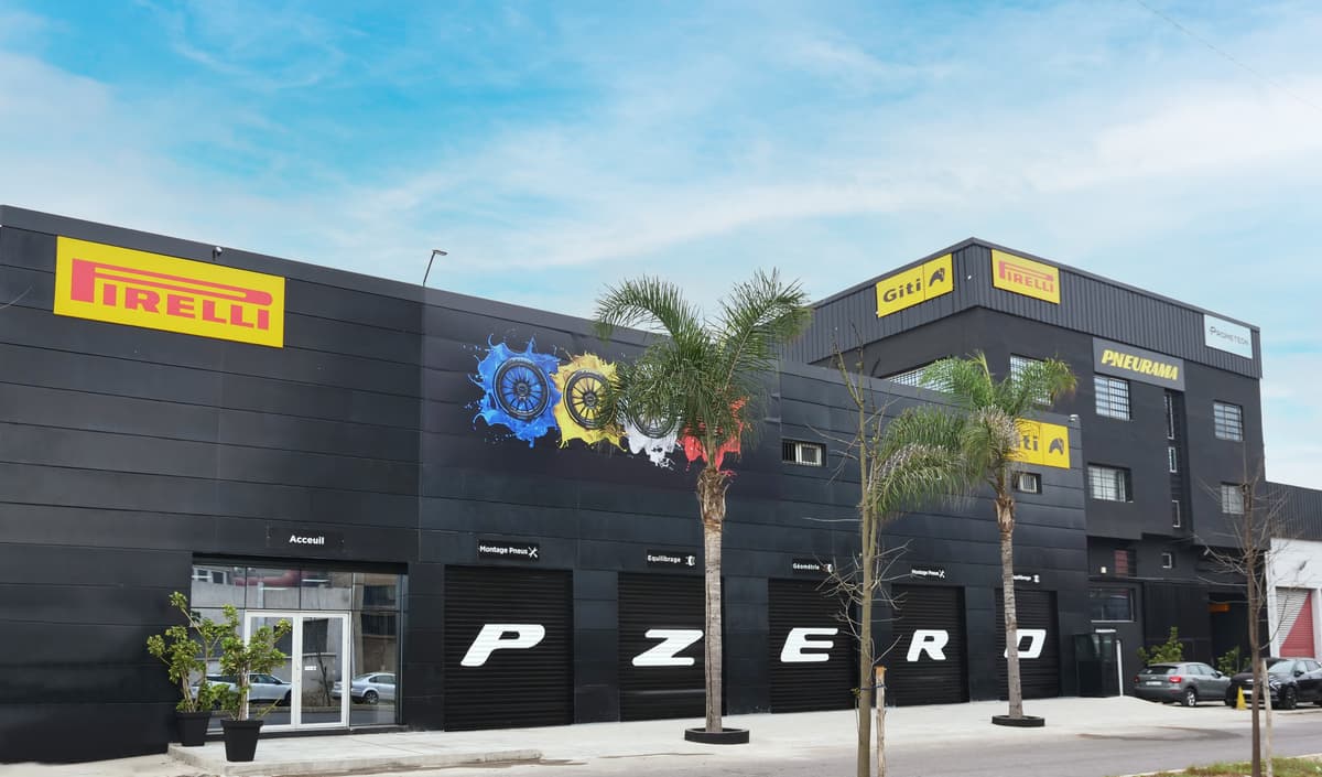 Création de Pneurama à Casablanca.